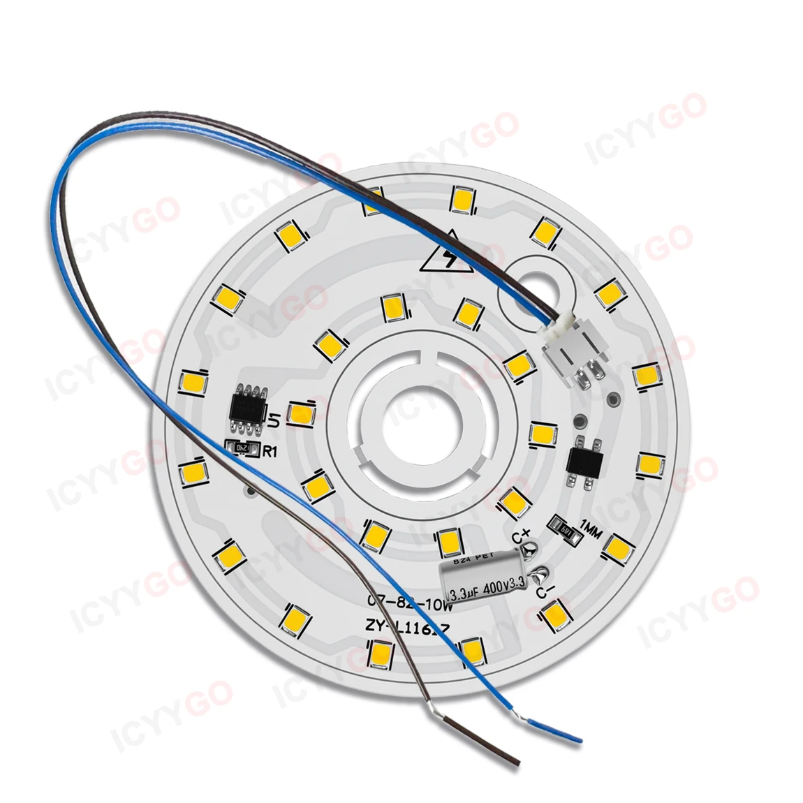 220V Driverless LED Light Board 5W 6W 10W 12W 15W 3000K-6000K Round Bulb Pendant Light Downlight Accessory Light Source Board image 4