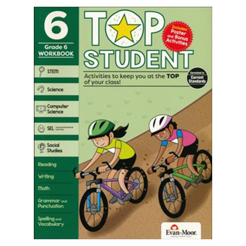 Top Student Grade 6 EvanMoor EvanMoor 9781629389806 Book