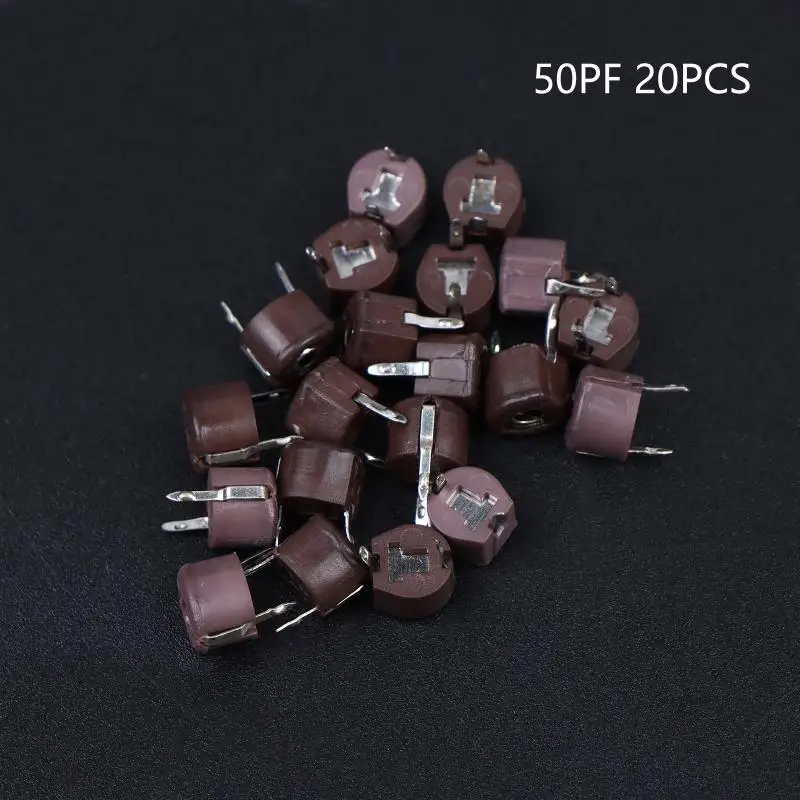 Adjustable Capacitor Plastic Trimmer 3PF 5PF 10PF 20PF 30PF 40PF 50PF 60PF 70PF 120PF Adjustable Variable Capacitor