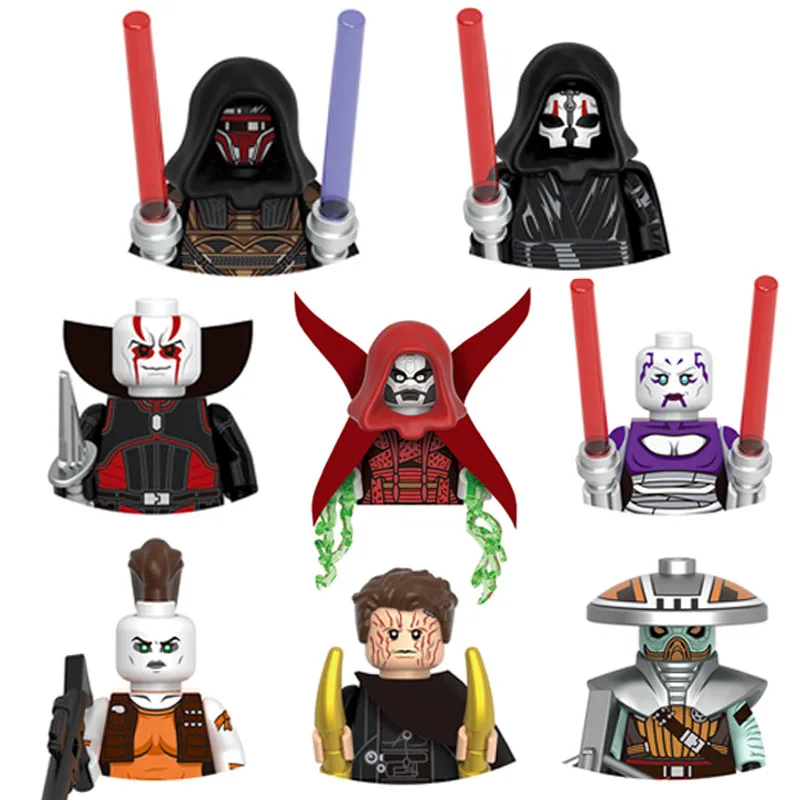 

G0157 Star Wars Darth Revan Clone Troopers Imperial Stormtrooper 501st Regiment Mini Robot Figure Toy Bricks Assembling Doll