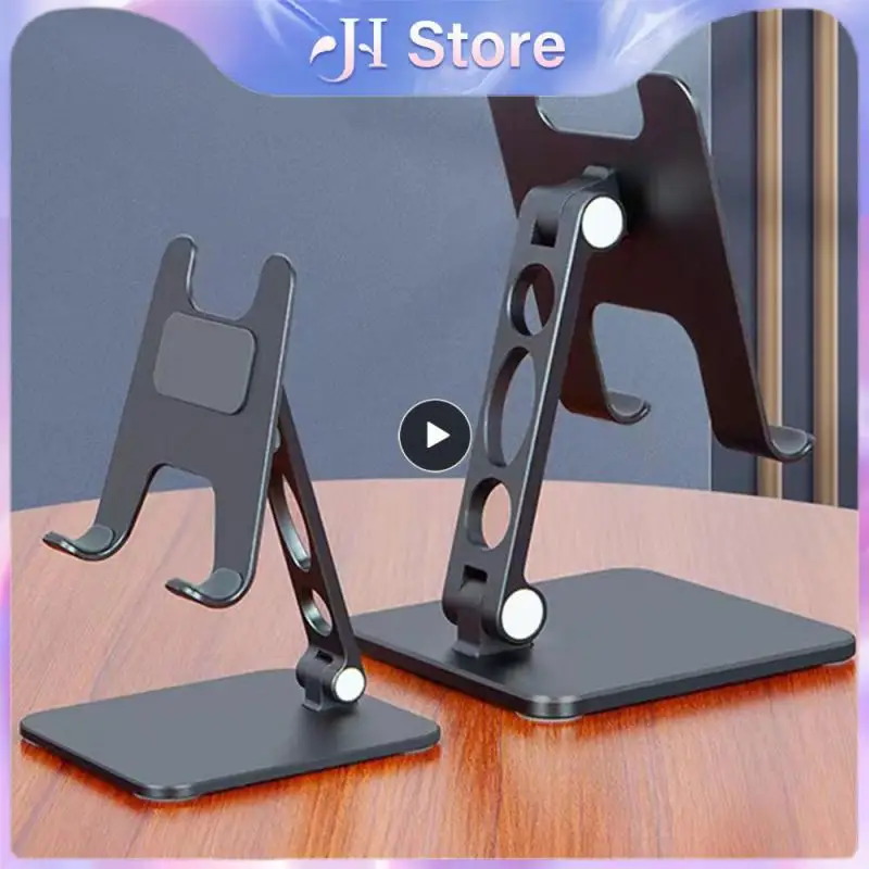 Prevent Rust Lazy Phone Stand Multi-function Mobile Phone Bracket Folding Practicality Phone Rack Holder Durability Bracket