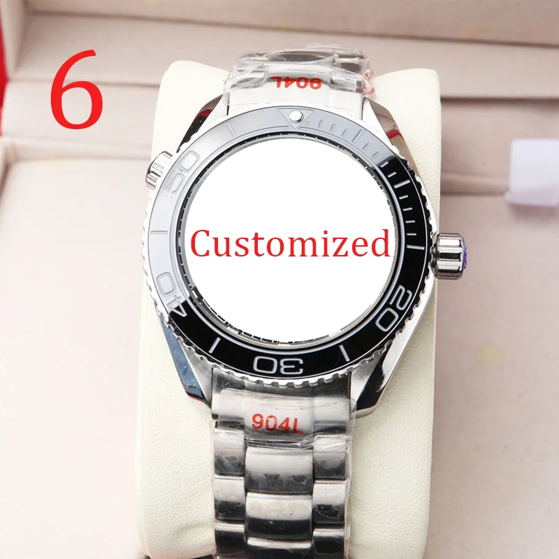 Men's Watch Fashion Steel Strip Personalized Large Dial Trendy Waterproof Sports Business Niche Quartz Watch Can Be Customized