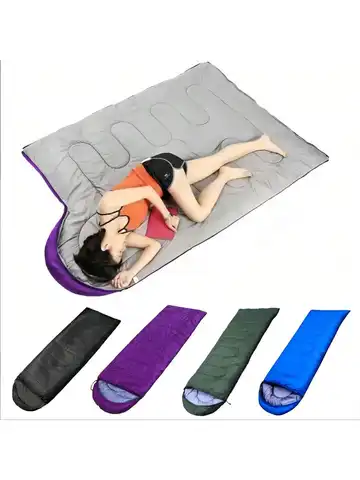 사계절 캠핑 침낭, 매우 편안하고 가벼우며 내구성이 뛰어나 하이킹, 캠핑, 등산에 적합