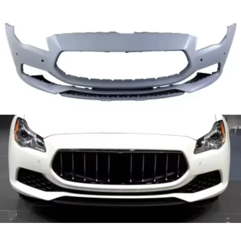 

Stlf Auto Upgrade Luxury Front Bumper Grille And Front Lip Body Kit For 2013-2016 Quattroporte