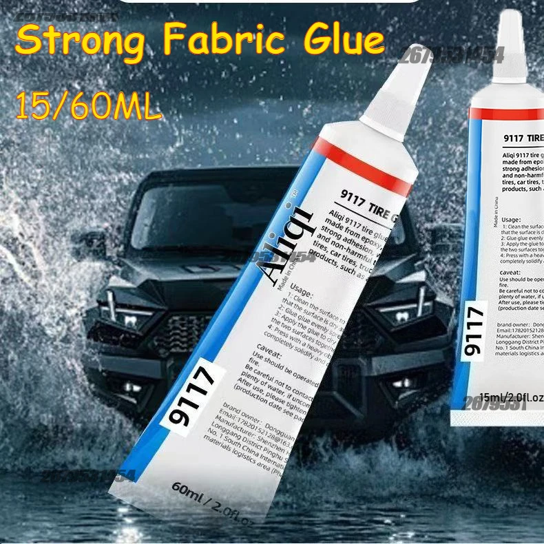 15/60ml Strong Fabric Glue for Shoes Transparent Quick Dry Fabric Patching Glue Multipurpose Waterproof Fabric Sewing Repair