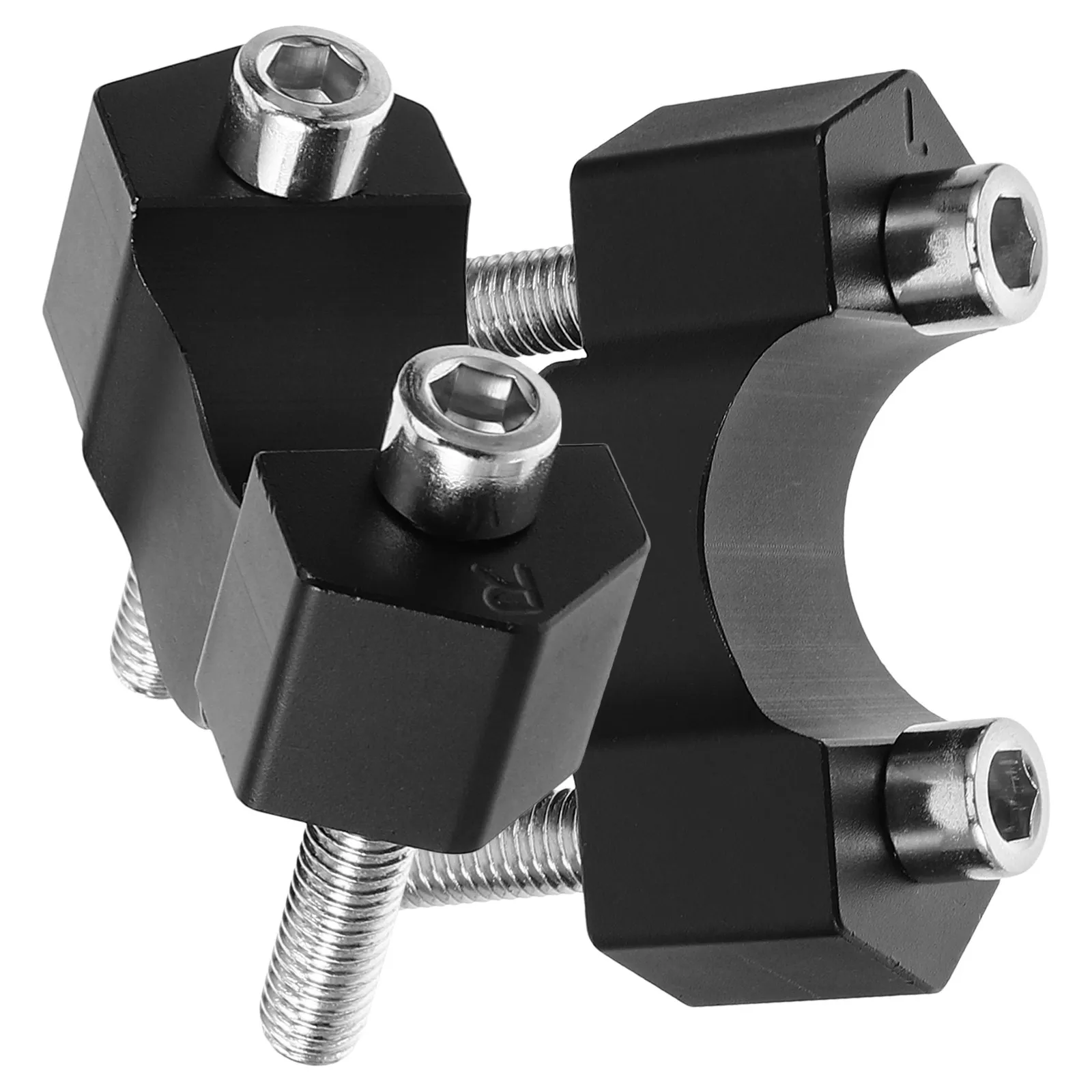 

1Pair Standard Handlebar Riser Clamp Adapter Adjustable Height Motorcycle Handlebar Riser Clip Motorcycle Accessories