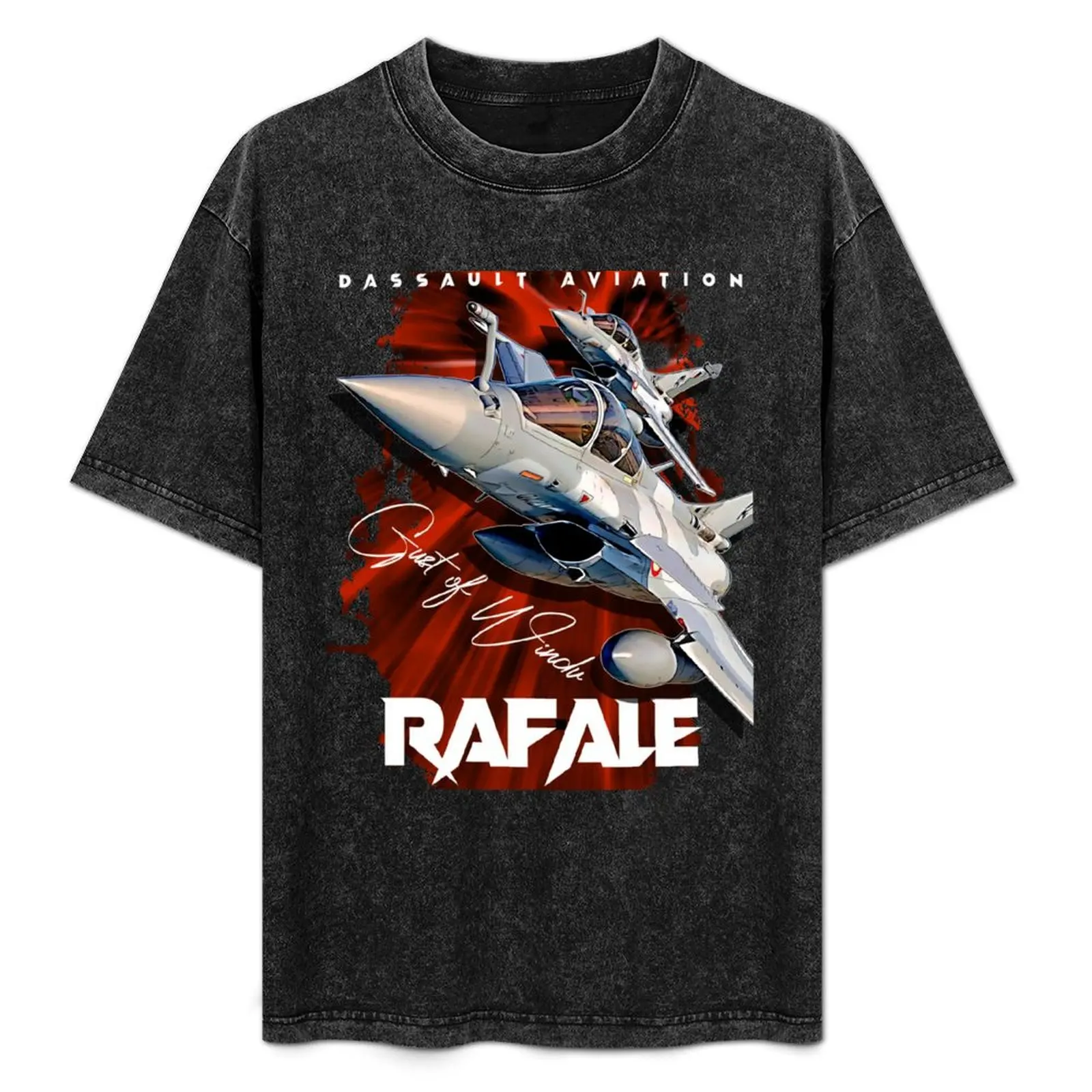 

Dassault Rafale French Fighterjet Aircraft T-Shirt Work Utility Casual Tee Shirt