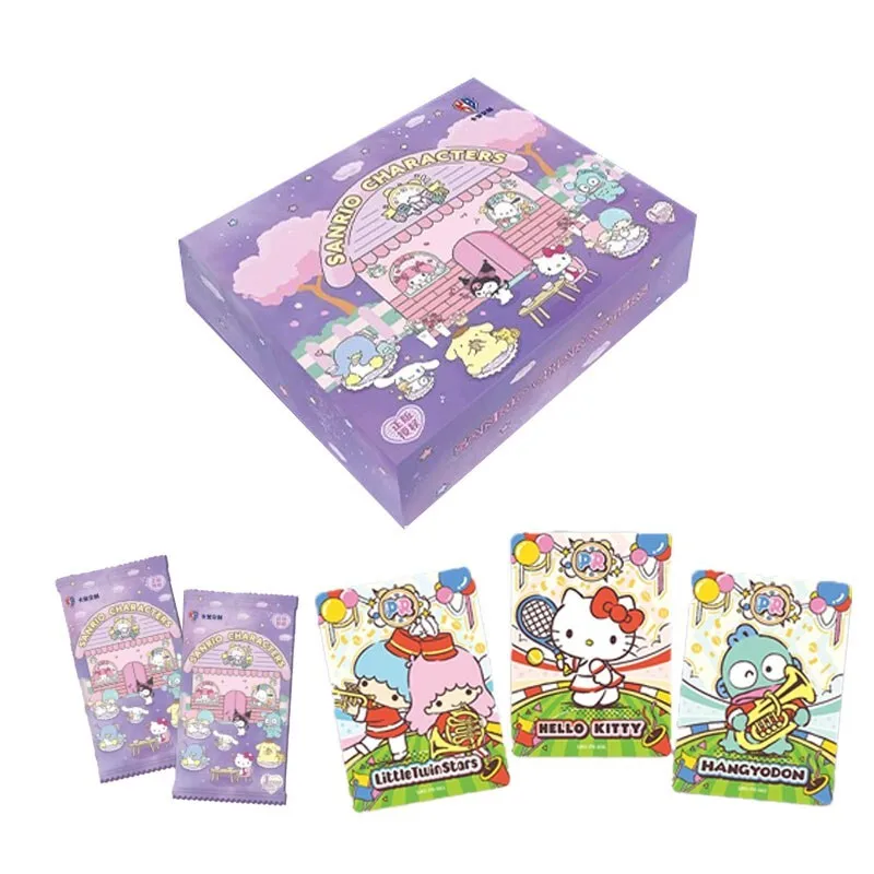 2025 KABAO Sanrio Characters Collectible Card Box 36 Packs 3 Cards per Pack Hello Kitty Kuromi Character Series