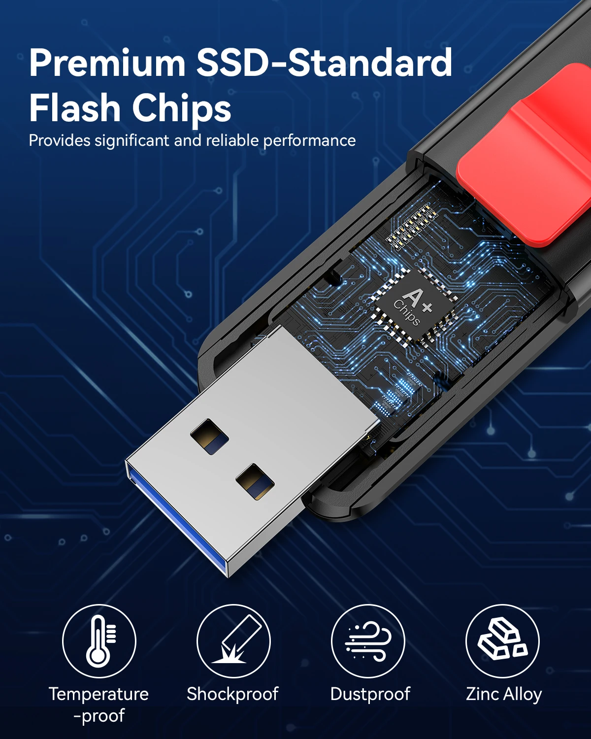 KOOTION U53 High Speed Pendrive Data Storage Stick USB-flashdrive voor laptopcomputer