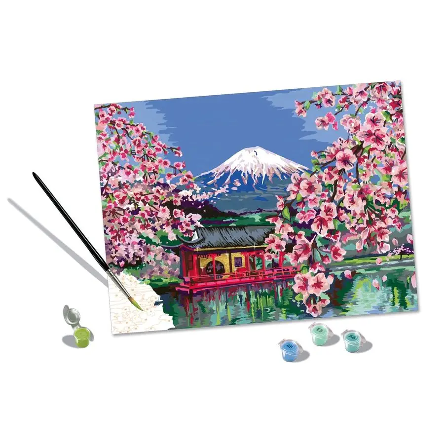 

Набор японских весенних красок CreArt по номерам для взрослых, рисование искусства и рукоделия для возраста 14 лет и старше