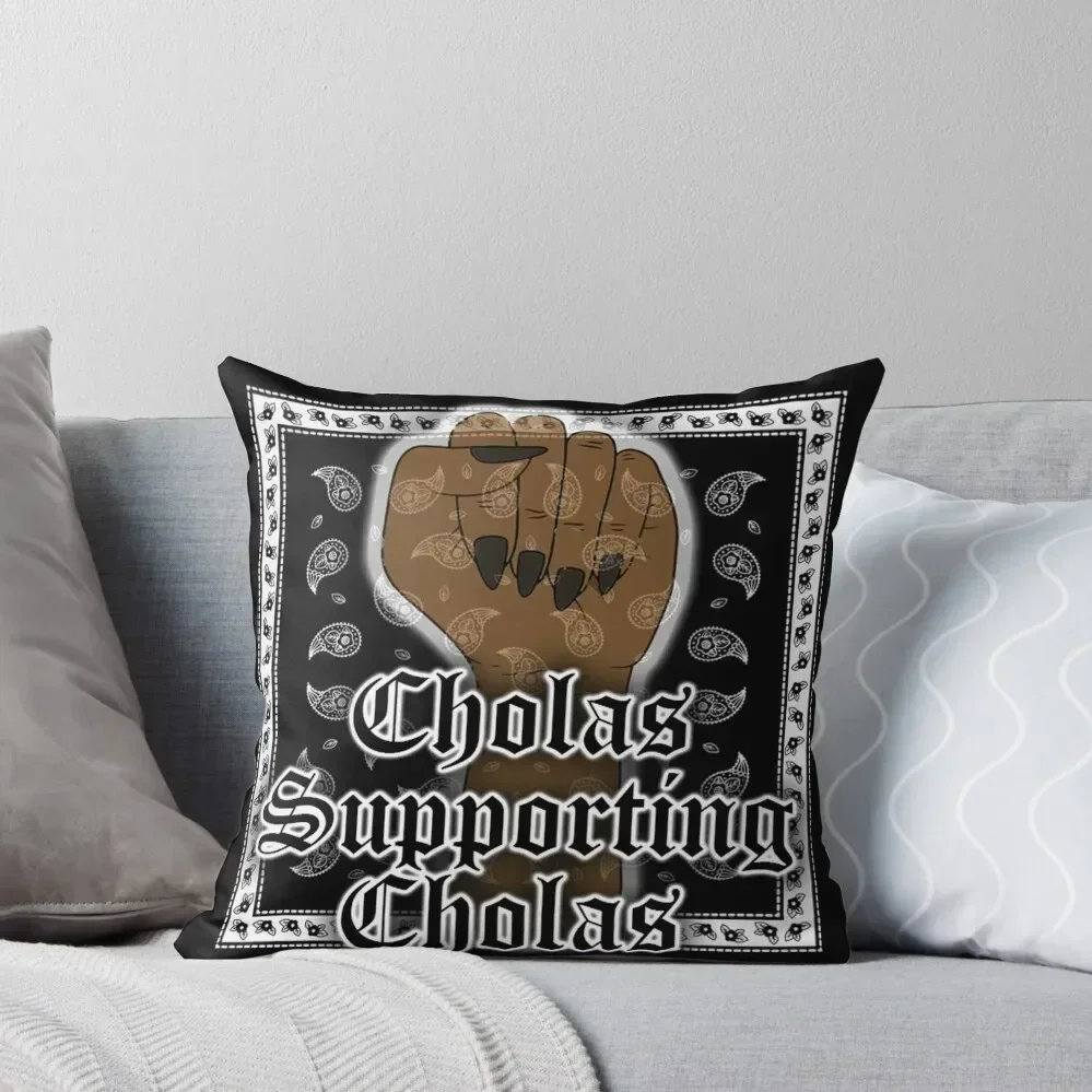 

Cholas Supporting Cholas Throw Pillow Pillowcases For Pillows Marble Cushion Cover Christmas Pillow Covers pillow