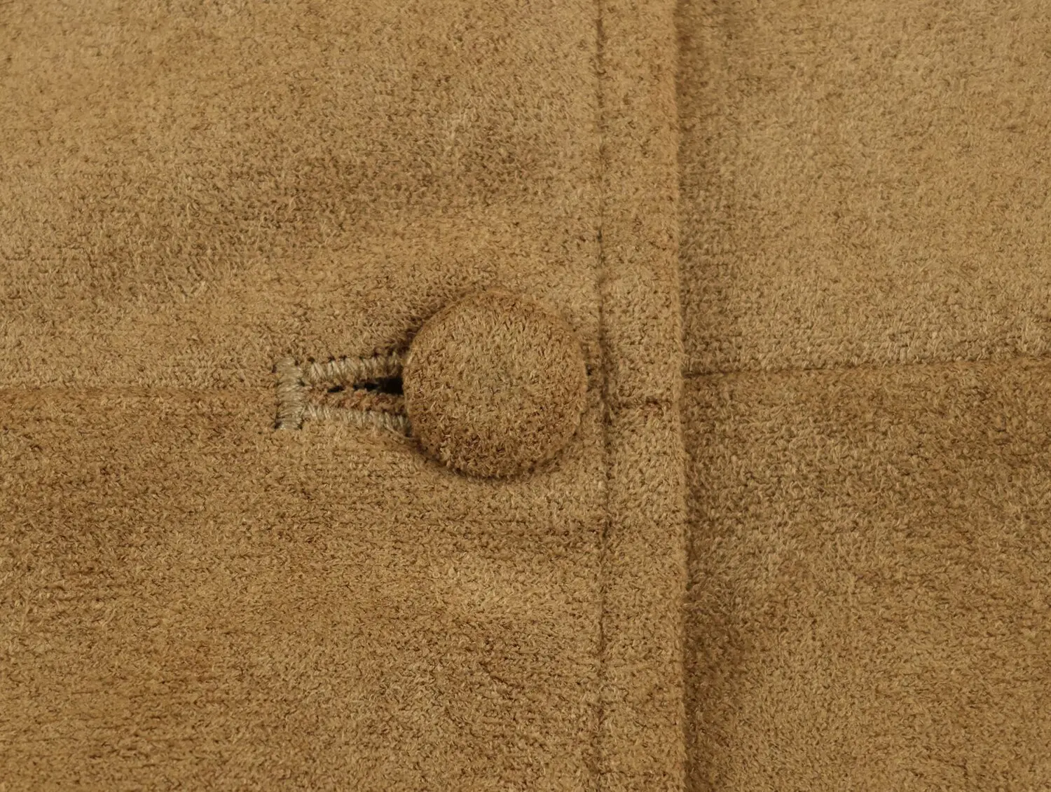 Damen Slim-Fit Jacke Stehkragen Langarm Einreihig mit Taschen Einfarbiger Wildledermantel 2026 Herbstmode Pendler-Oberbekleidung – Detail 8
