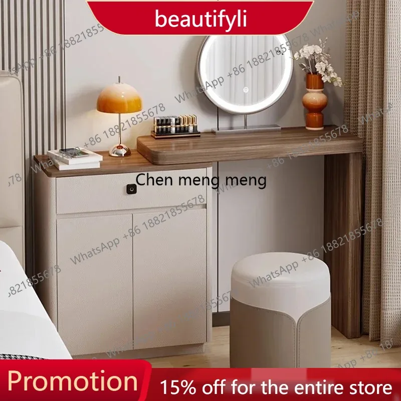 

01A Na IlItalian Vanity Table Minimalist Dresser Luxury Bedroom Dressing Table Makeup Table Muebles De Dormitorio Unique Furnitu