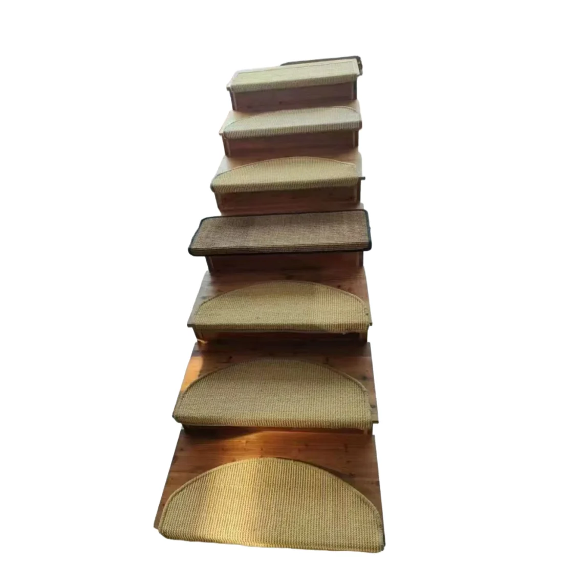 

Natural Sisal Carpet for Home Versatile Simple Linen Jute Floor Mat Machine Made Latex for Living Room Staircase Tea Room Car