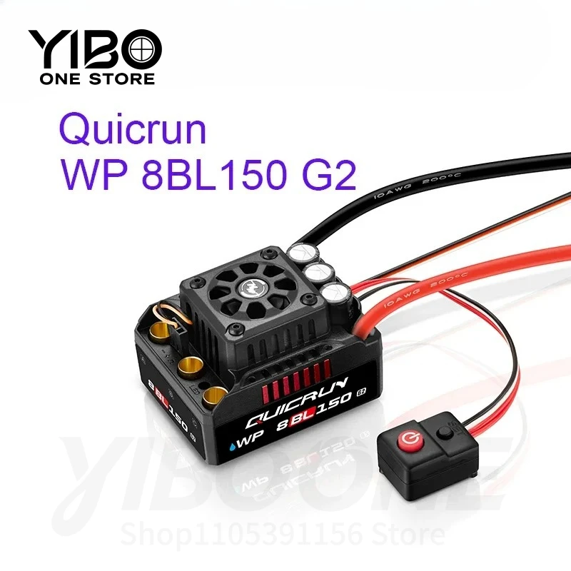 8BL150 G2 Waterproof Sensorless Brushless ESC 3-6S Speed Controller for 1/8 RC Car Truck Monster Crawler 1PCS