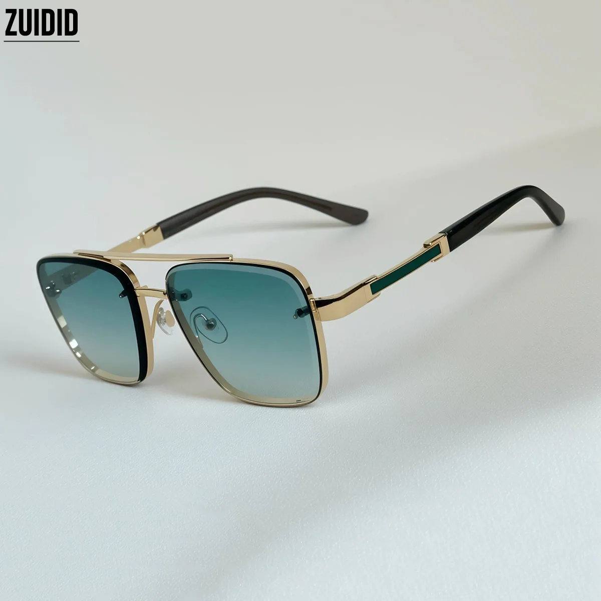 

UV400 Protection Square Sunglasses For Men Metal Frame Luxury Sunglass Women Dropshipping Fashion Glasses Gafas De Sol Hombre