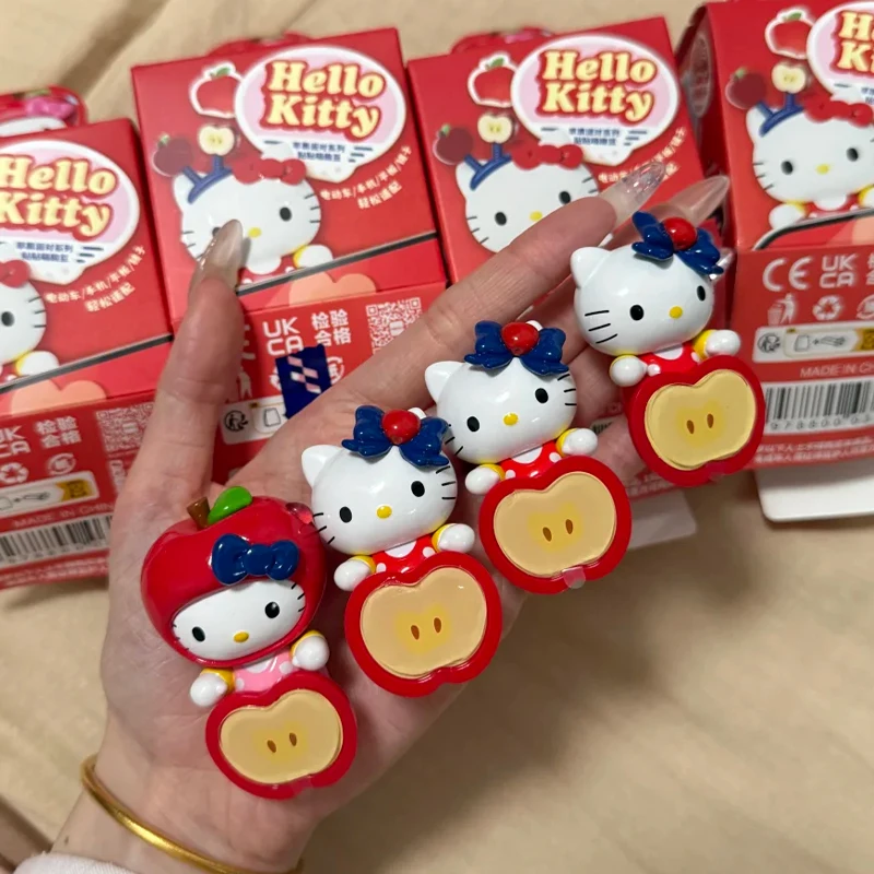 

Cartoon Hello Kitty Apple Party Series Paste Cute And Interesting Beans Blind Box Car Decoration Toy Mystery Box Surprise Gifts