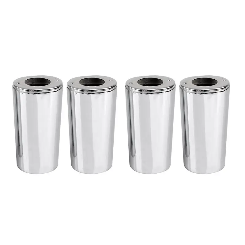 

Simple 2 Pair Chrome Motorcycle Front Fork Shock Slider Cover Cowbells Absorber For 1984-2013- Touring Street Tour Glide