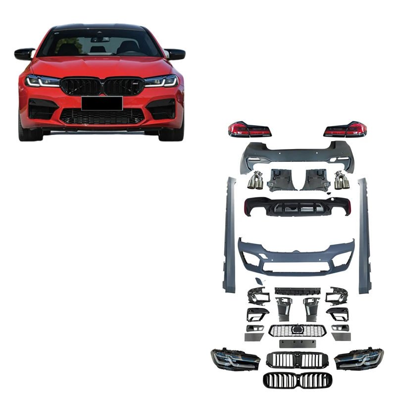 

The Highest Quality Easy Installation for BMWs G30 LCI M5 Old to New Bodykit for 18-20 5-Series