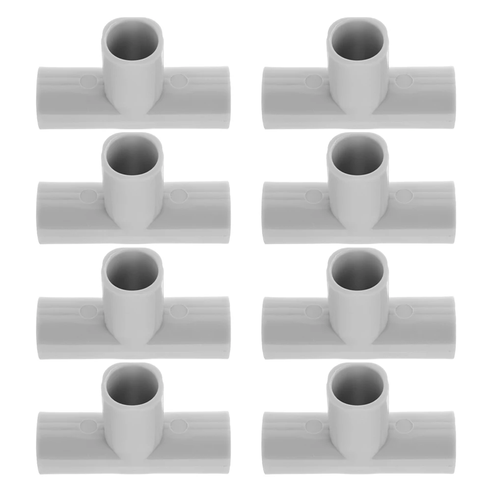 

8 Pcs Fence Accessories Durable Pipe Connector Adjustable Size Baby Safety Gate Plastic Cube T Bolt Hose Clamp Playpen Parts