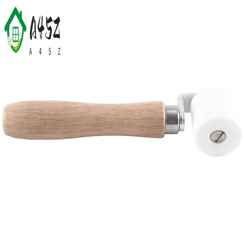 

A45Z-Heavy Duty 40Mm White PTFE Seam Roller For PVC / EPDM Roofing Vinyl Decking Membrane And Banner Welding Replacement