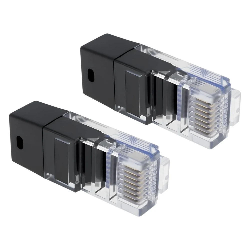2pcs For RJ45 Termination Resistor Joint for Short Circuit Test and Ethernet Signal Termination with Full Pin Assignment