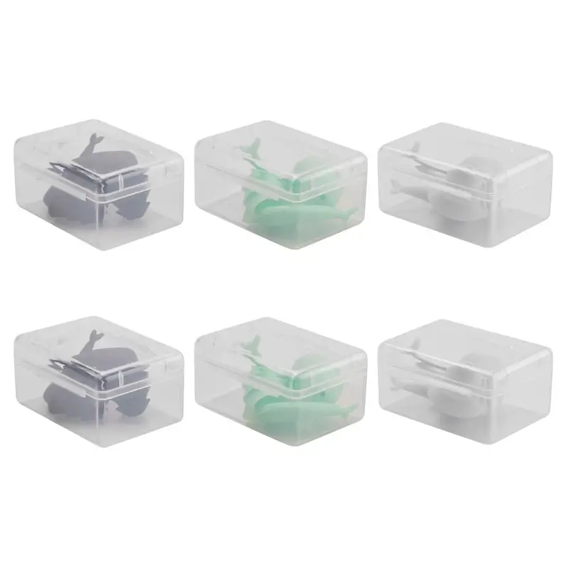NALFI-6 Pairs Great Waterproof Ultra Comfy Earplugs,Swimming Ear Plugs,Reusable Silicone Ear Plugs For Water Sports