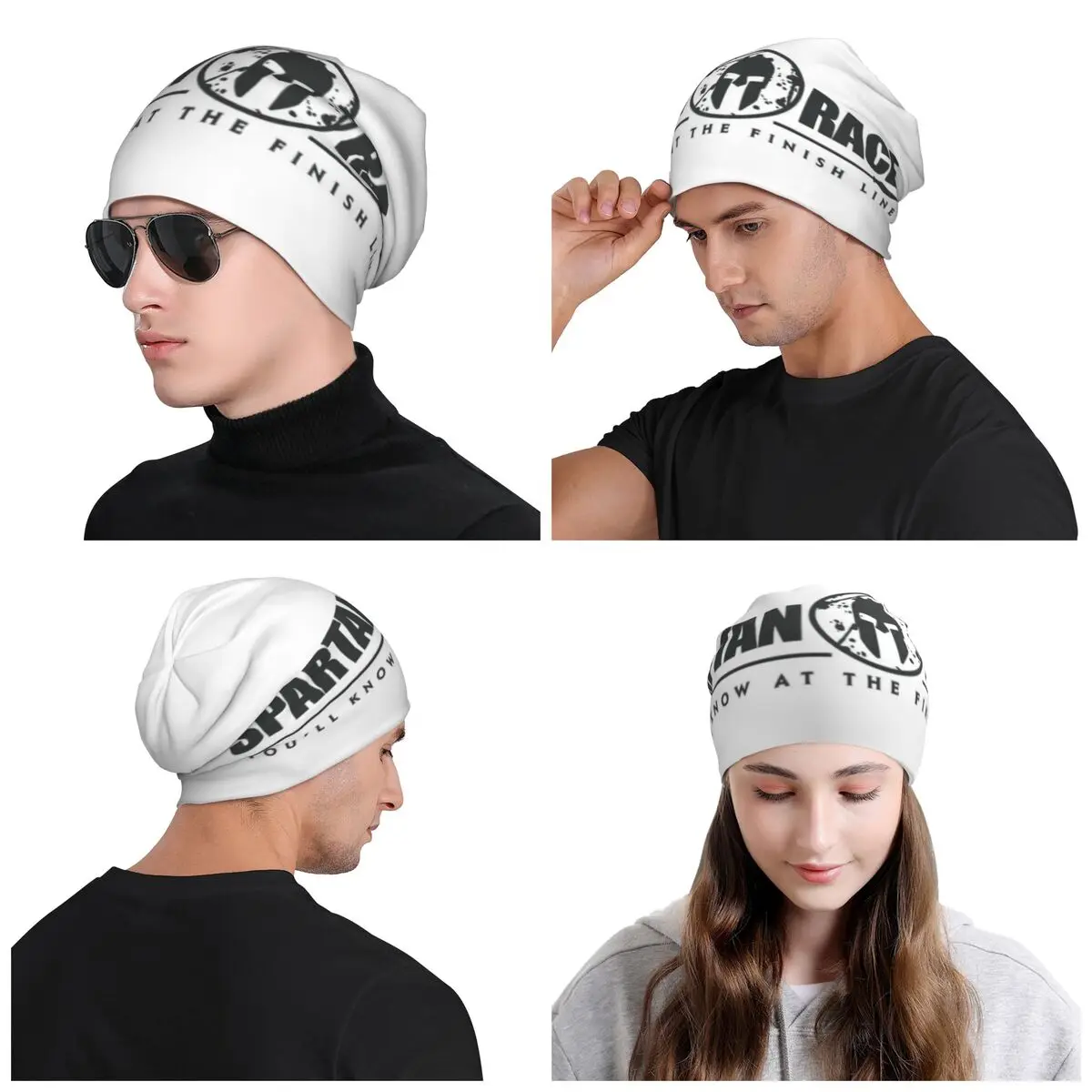 Spartan Race Sparta Spirit Bonnet Hat Knitting Hat Men Women Hip Hop Unisex Warm Winter Beanies Cap