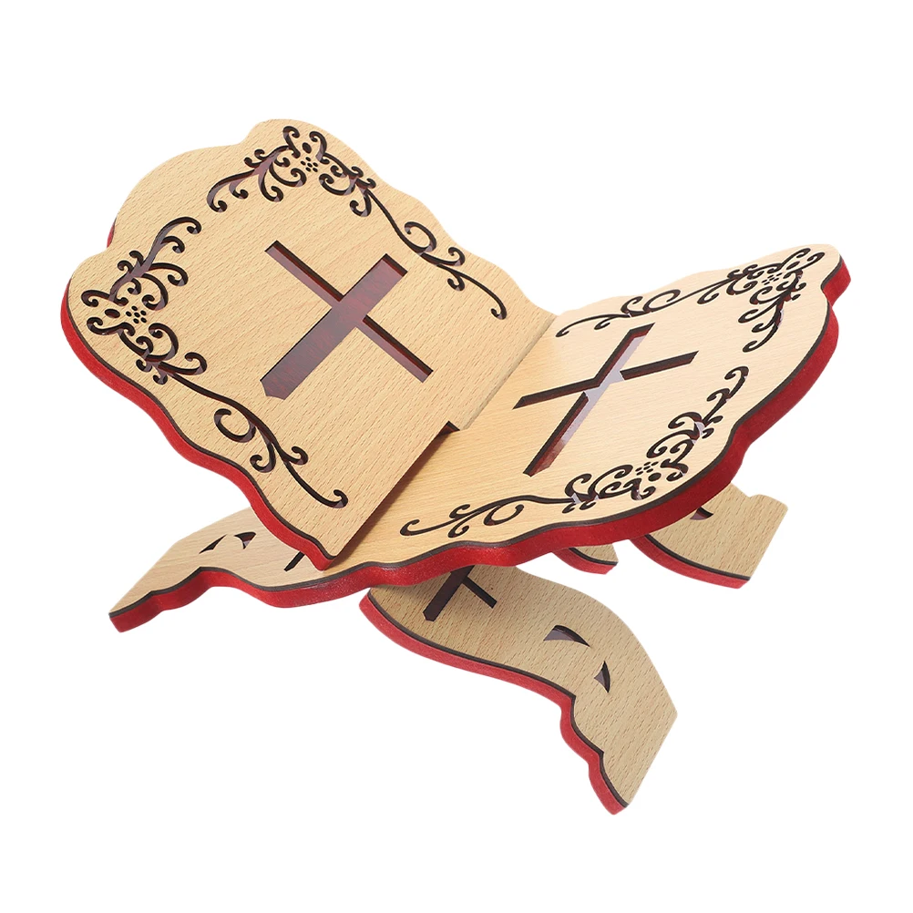 

Quran Bookshelf Book Stand Holder Detachable Compact Delicate Reading Holder Bible Rack Reading Must Have Sturdy Desk