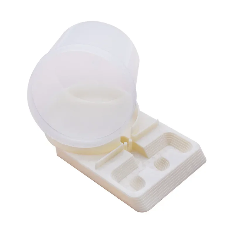 A 10PCS New PE plastic white E-shaped bee 750ml feeder nutrition box beehive feeder