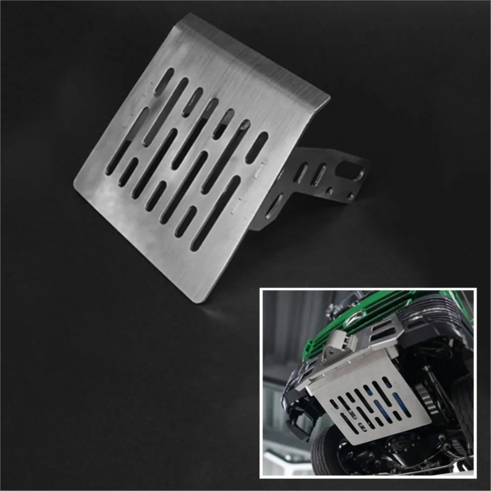 LESU cubierta de chasis de Metal para Tamiyay 1/14 3363 camión Tractor de control remoto 3348 volquete juguetes de Control remoto modelo Th09771-Smt3