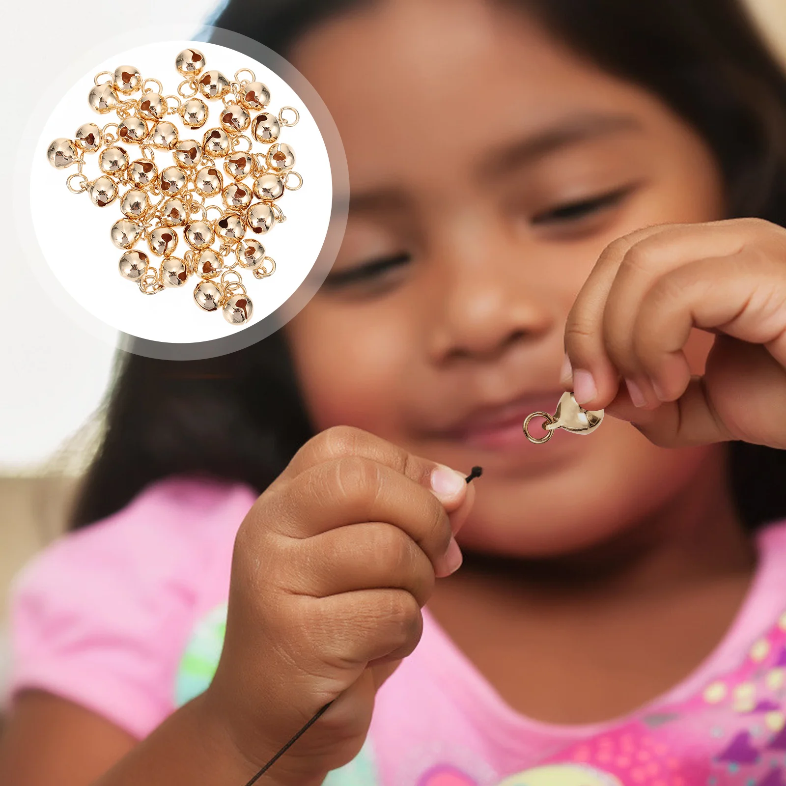 

50Pcs Bell Charms Pendant DIY Jewelry Making Necklace Bracelets Home Decor Crafts Gifts Jewelry Pendants Necklace Pendants