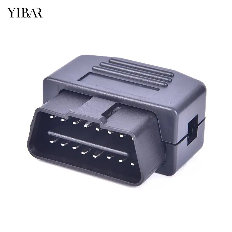 OBD II OBD2 L Type 16 Pin Male Auto Car Connector Cable Wire Sockets Connector Plug with Shell and Screw