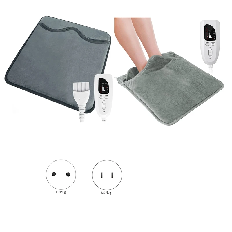 

Foot Warmer,Heated Foot Warmer Under Desk,Heating Pad For Back Pain Relief,Electric Foot Warmer Heating Pad EU Plug A Durable