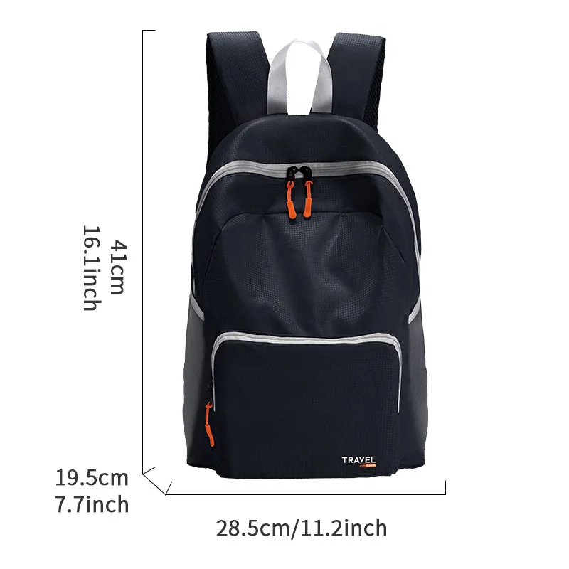 Foldable Lightweight Backpack, Portable Storage Bag for Work, Large-capacity, Ultra-light Organizer for Travel