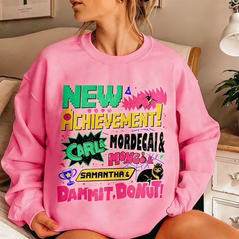 New Achievement  Dungeon Crawler Carl  Princess Donut and Mongo Retro Women Hoody Book Series Apparel Gift Women Pullover