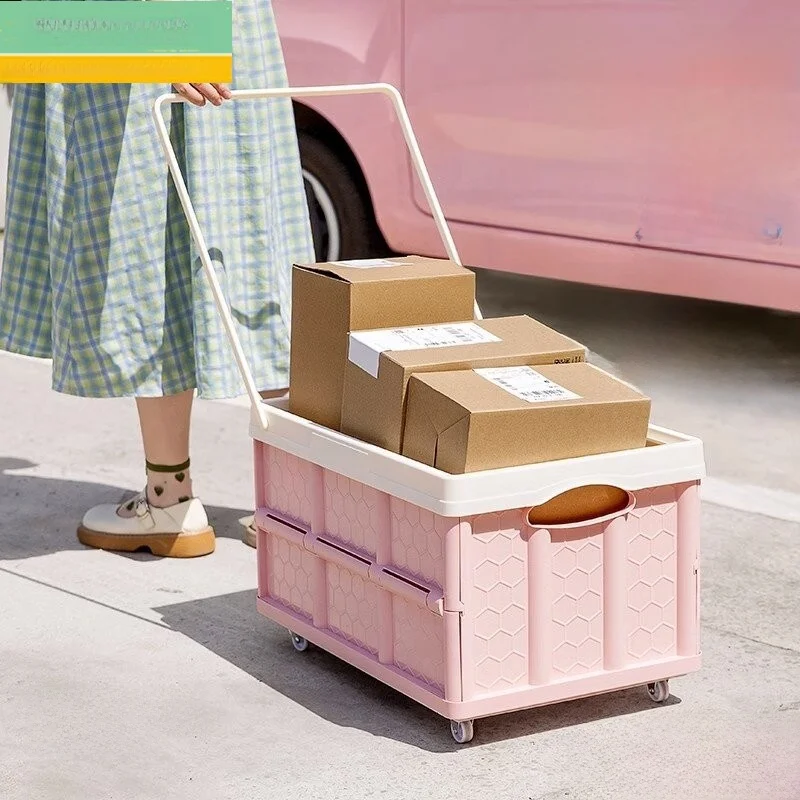 cute-portable-shopping-cart-lightweight-stainless-steel-foldable-handle-vegetable-buying-cart-quiet-rubber-wheels-for-children
