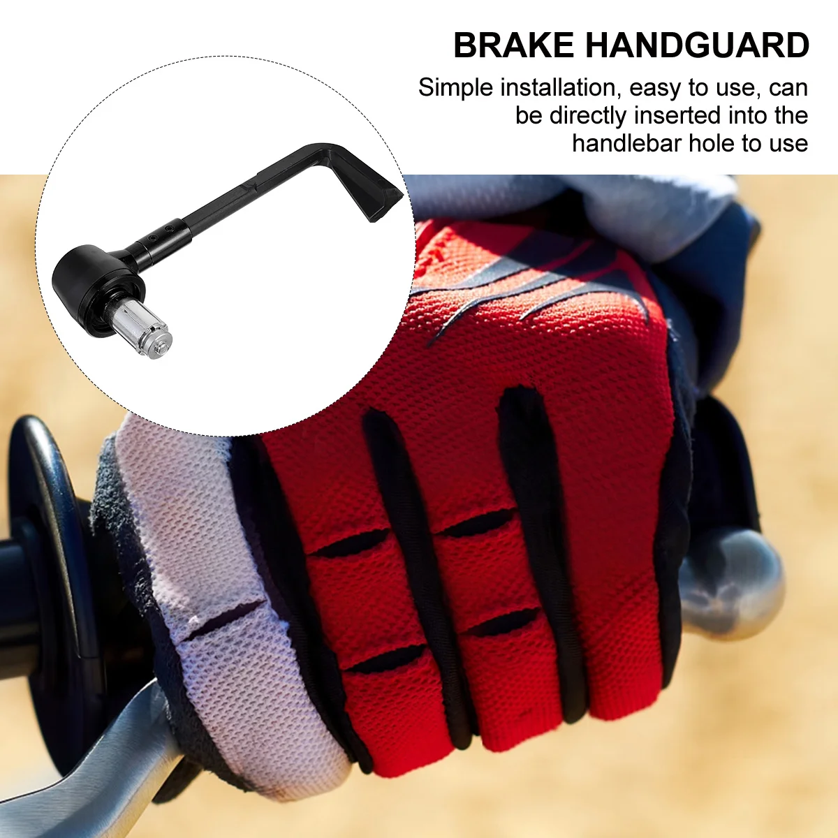 

1 Pair Motorcycle Handlebar Grips Brake Lever Protector Aluminum Alloy Non-Slip Durable Motorbike Handle Accessories