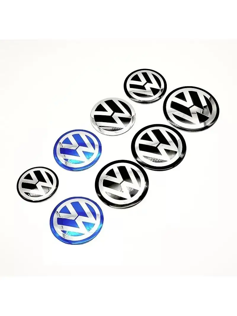 56/60/65/70/75/90/120mm 4 pçs centro da roda do carro decalque hub adesivo para volkswagen golf 5 6