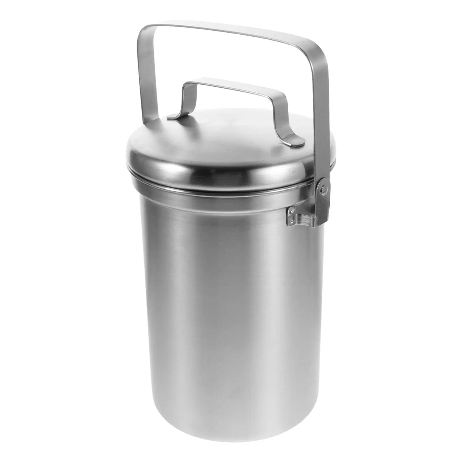 

Countertop Kitchen Compost Bin Stainless Steel 3L Indoor Compost Bucket Garbage Can Food Waste Kitchen Countertop Waste Bin