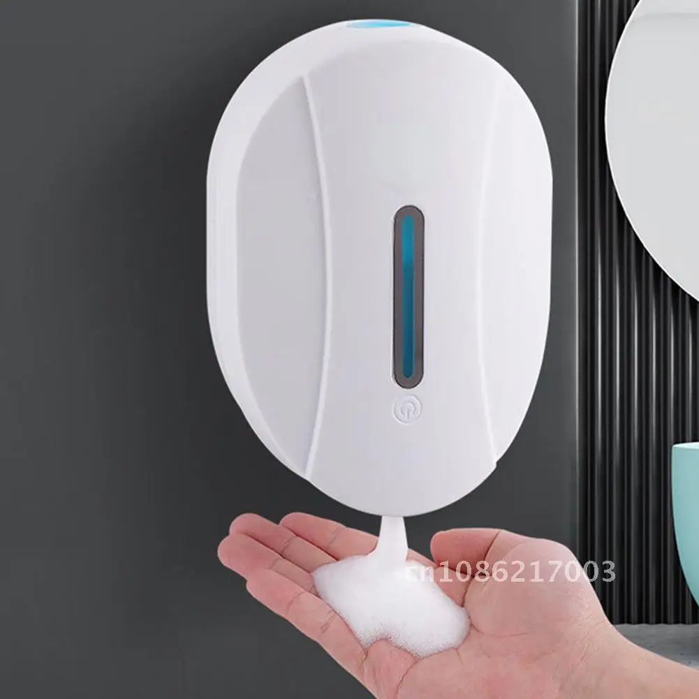 550ml Wall-mounted Automatic Sensor Liquid Soap Dispenser Touchless Foam Hand Washer Sanitizer Gel Alcohol Spray Accessories