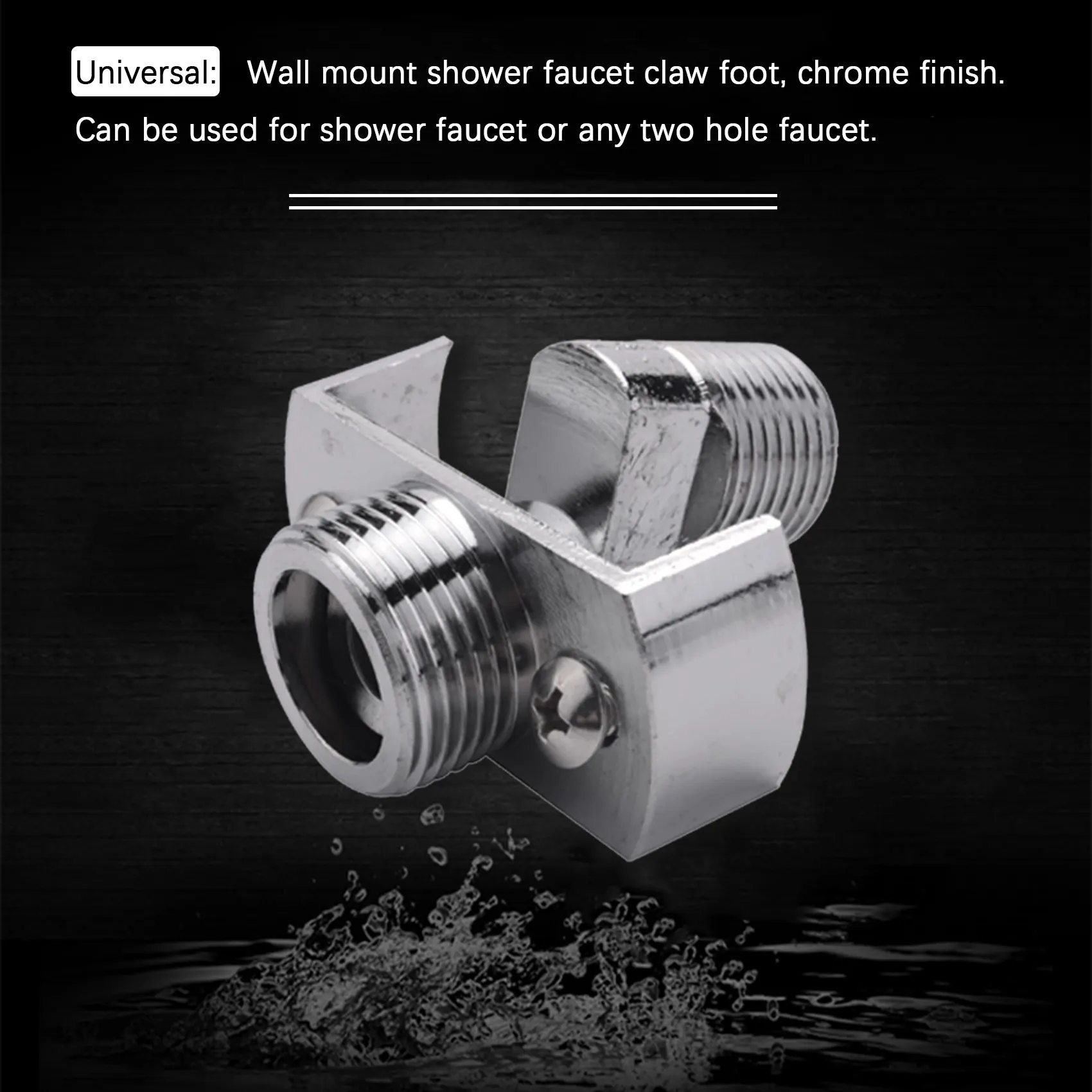 Adjusting the Angle of Intake Pipe Copper Shower Head Angled Curved Foot Eccentric Screw Corner Faucet Accessor A