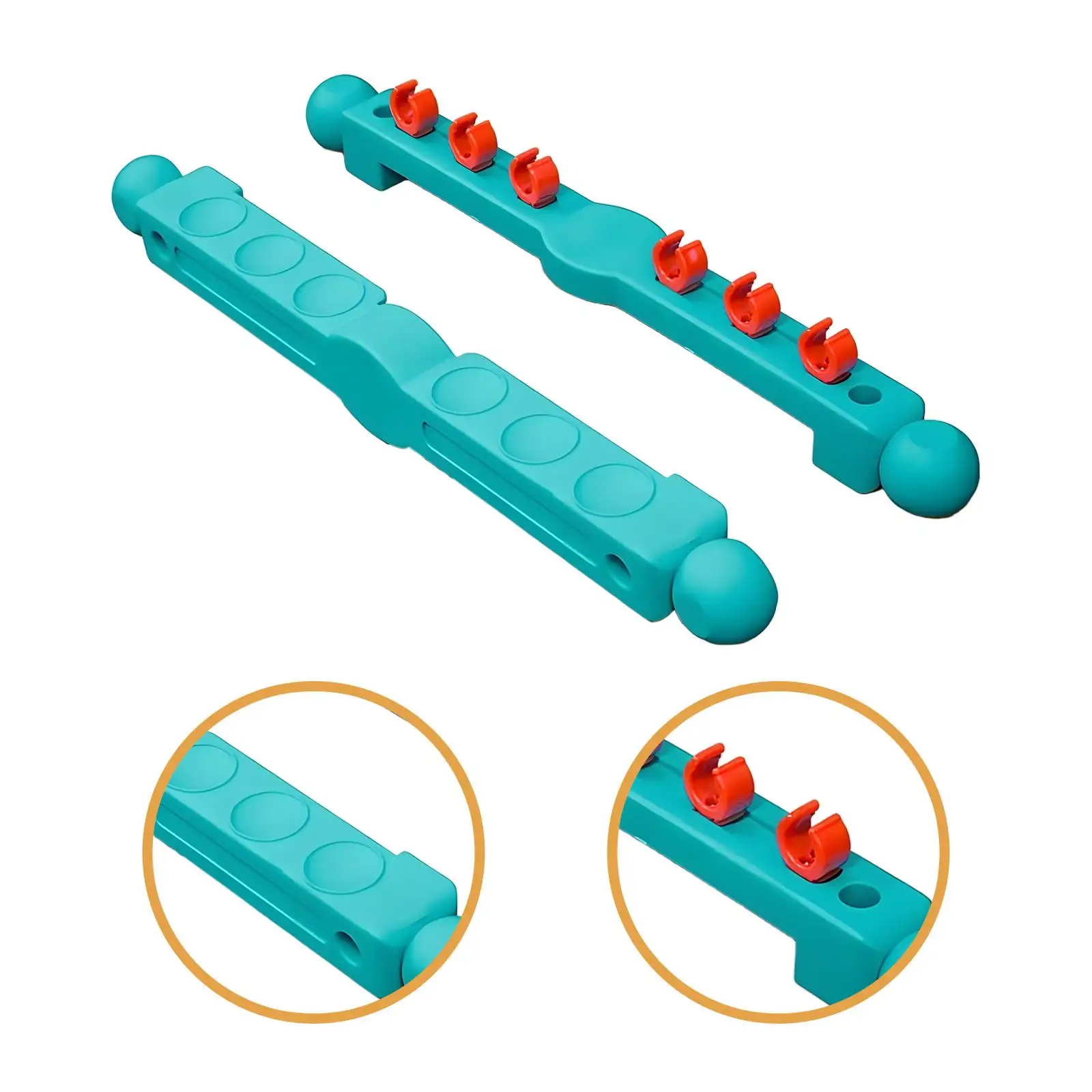 Billiard Pool Cue Rack Cue Rest Display Stand Wall Mount 6 Cues Organizer for Home Commercial