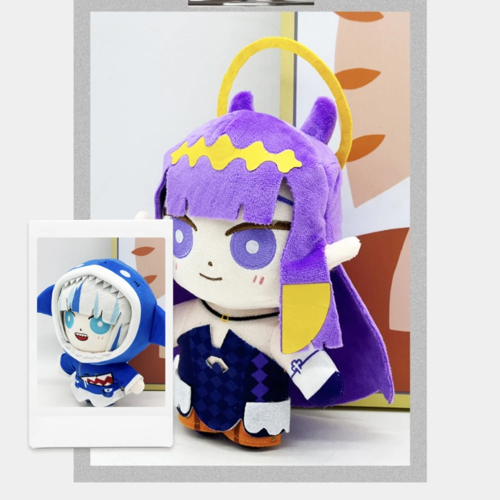 

Cute Japan Anime Hololive Friends With Gawr Gura Plush Plushie Stuffed Doll Toy 20cm Kids Gifts