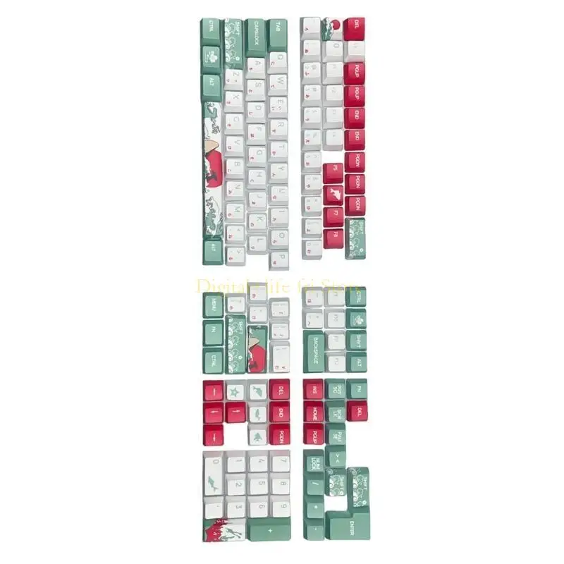 

E06D Durability Coral Sea Keycap Set for Mechanical Keyboards XDA/OEM Profile Keycaps Keys Caps Japanese Keycaps Replacement
