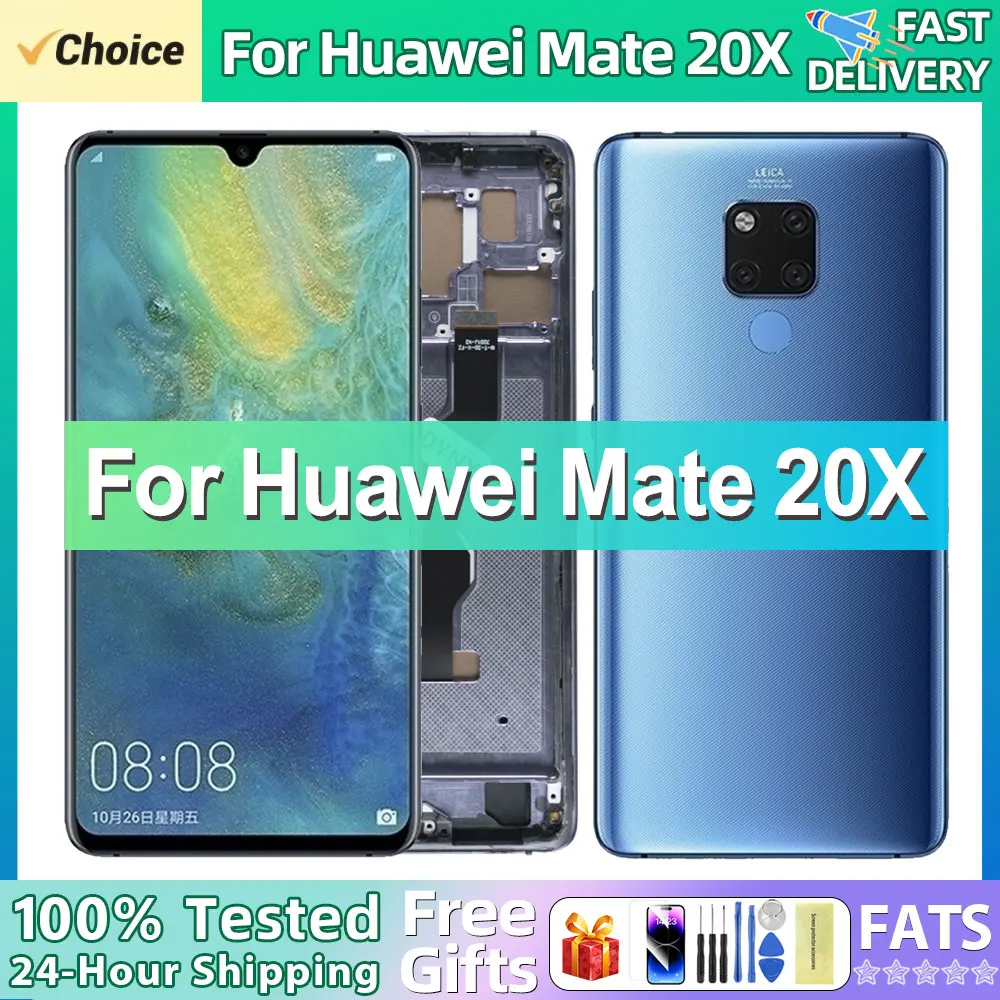 7.2\'\' TFT LCD For HUAWEI Mate 20X For Mate 20 X EVR-L29 AL00 TL00 LCD Display Touch Screen Digitizer Assembly Replacement