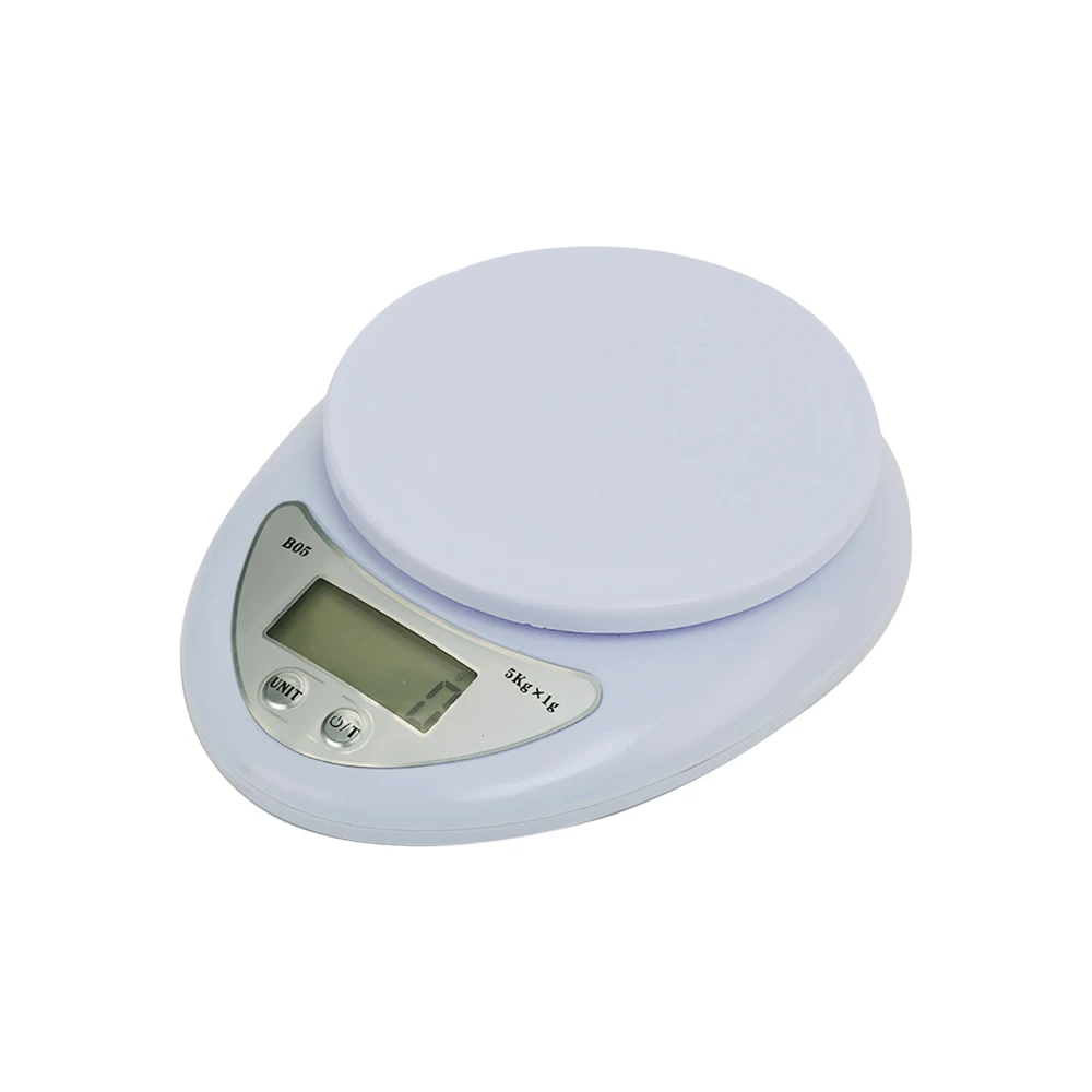 Mini Portable Digital Kitchen Food Scales 5kg 1g Weight Balance Food Diet Kitchen Baking Measuring Tools LED Electronic Scales