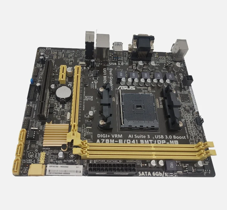 ASUS A78M-E/D415MT/DP_MB mATX اللوحة الأم AMD A78 المقبس FM2 + DDR3 SATA3 VGA DVI-D لسلسلة AMD Athlon/A #4