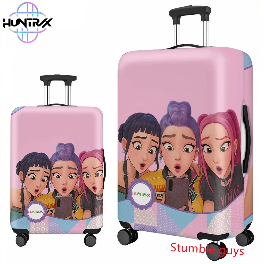 

Kpop Demon Hunters Luggage Protector Cover Travel Anime Design Fits 18-32 Inch Suitcases