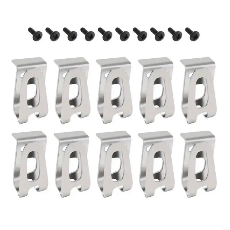 

10Pcs Cordless Drill Belt Clip Hook Replacement for DHP480 DHP482 HP457 HP347 Y4QC